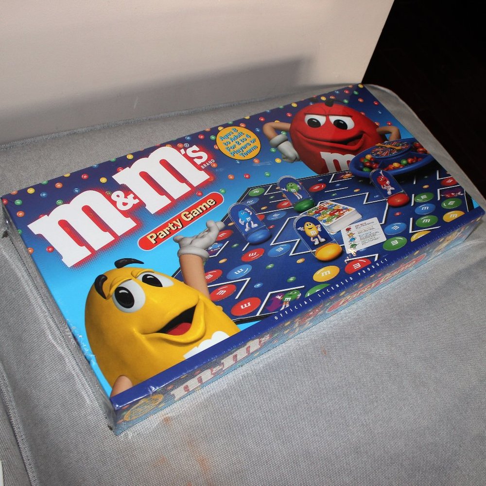 3/$188❤️vintage 1999 M&M's® Party Game board game RoseArt Made in the USA #03088